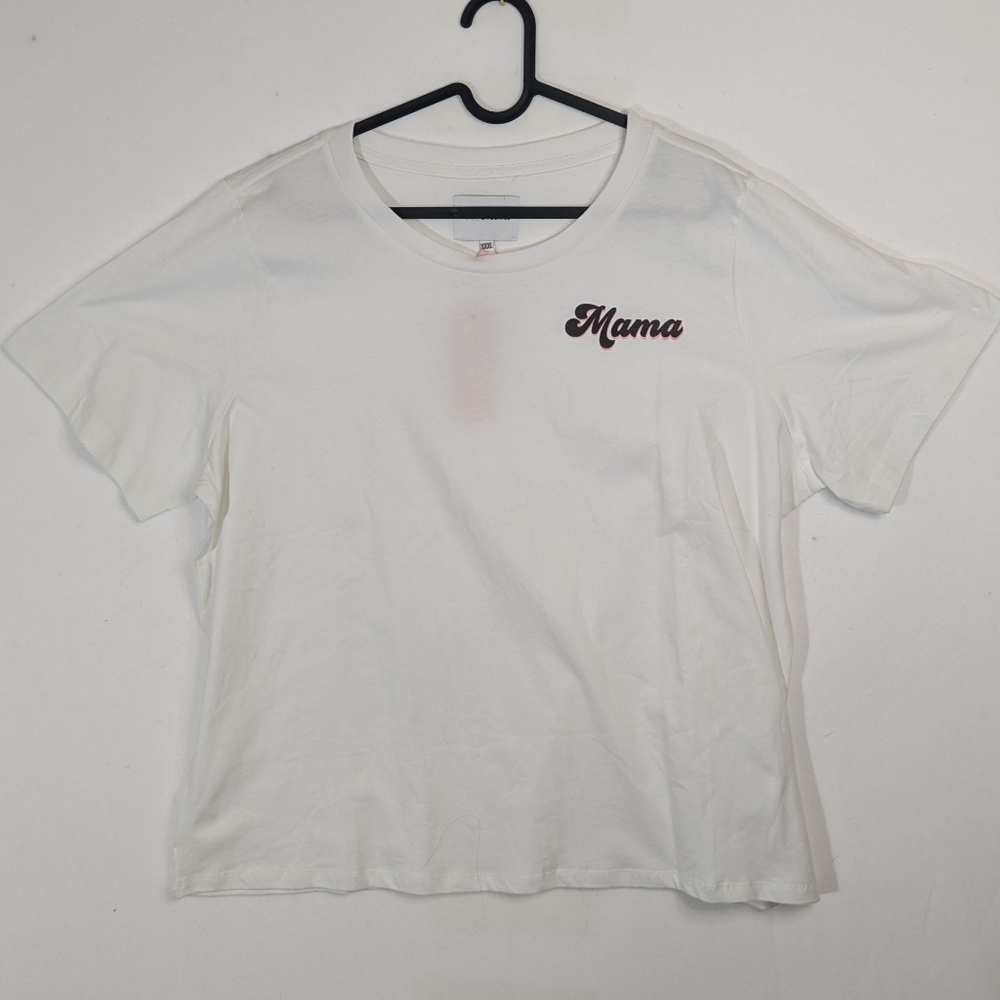 White Mama Graphic Tee - size 3x NWT